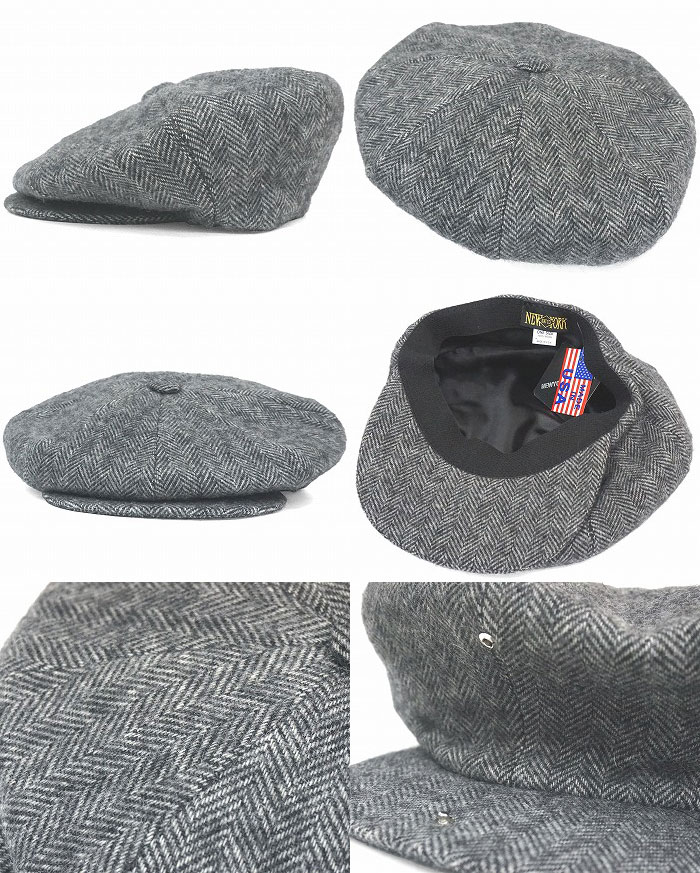 NEW YORK HAT ニューヨークハット 9059 Herringbone Big apple