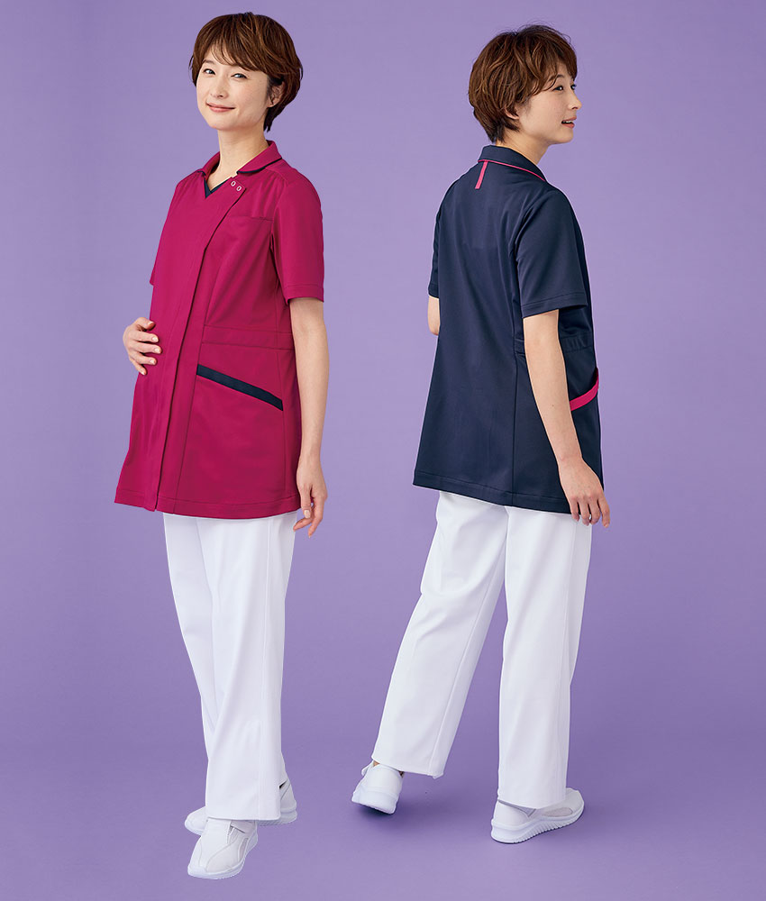 妊婦用 住商モンブラン マタニティスクラブ 半袖 MS900 制菌 吸汗速乾