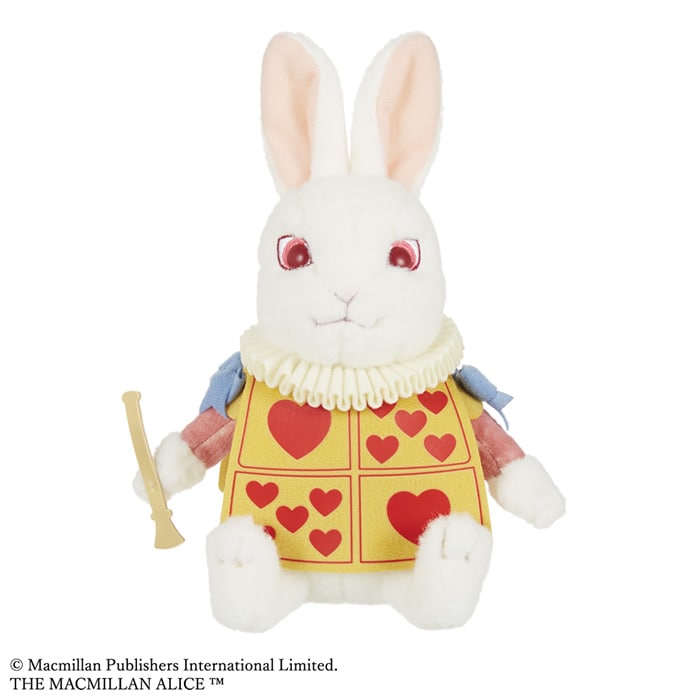 マクミラン・アリス Sサイズ 白ウサギ|【ぬいぐるみのセキグチ