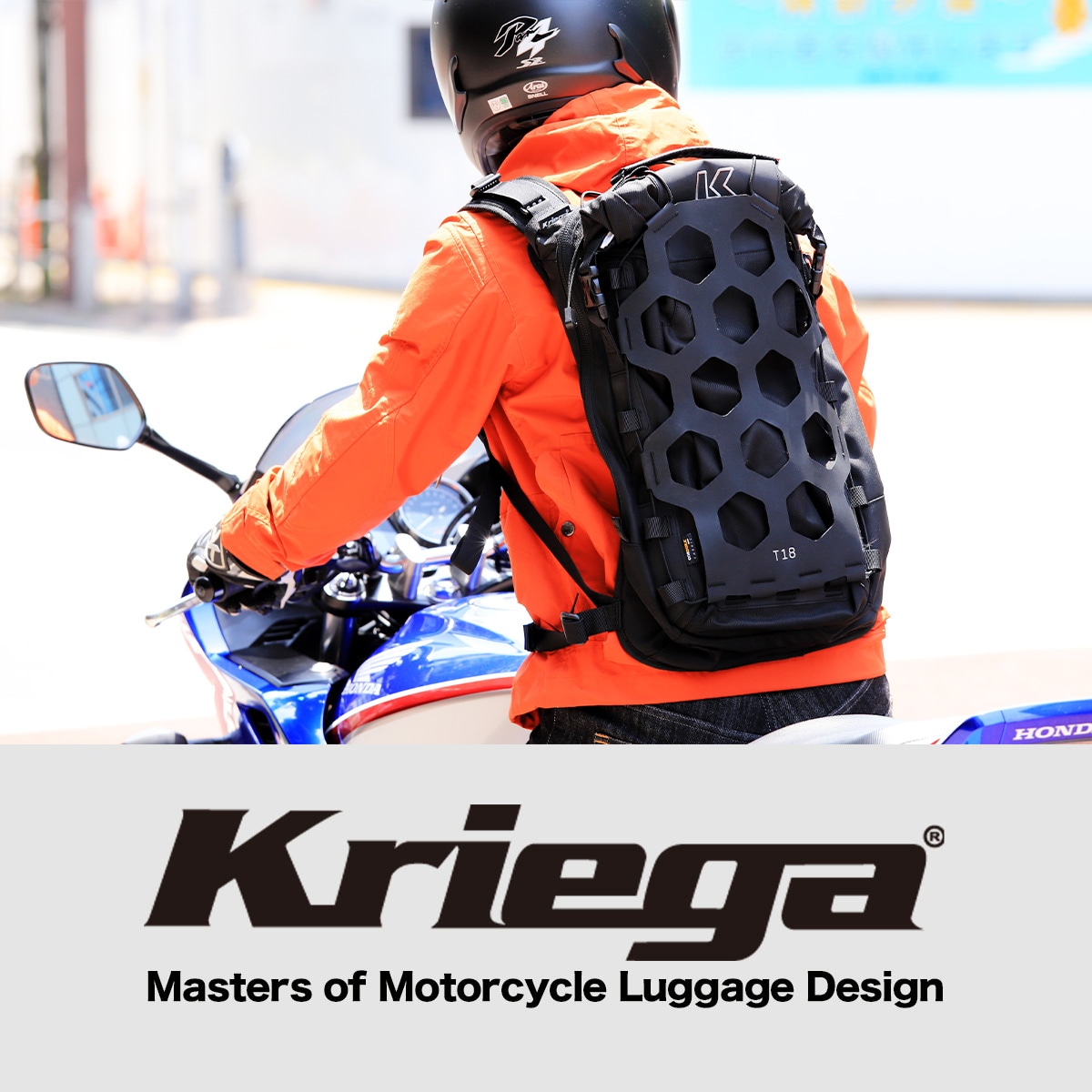 クリーガ TRAIL18 バックパック Kriega TRAIL18 Backpack｜モーター