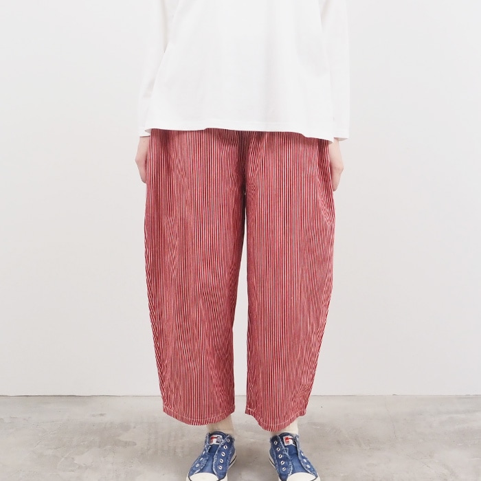 NARU(ナル) 8ozカラーヒッコリー エッグパンツ 655822 | all_items