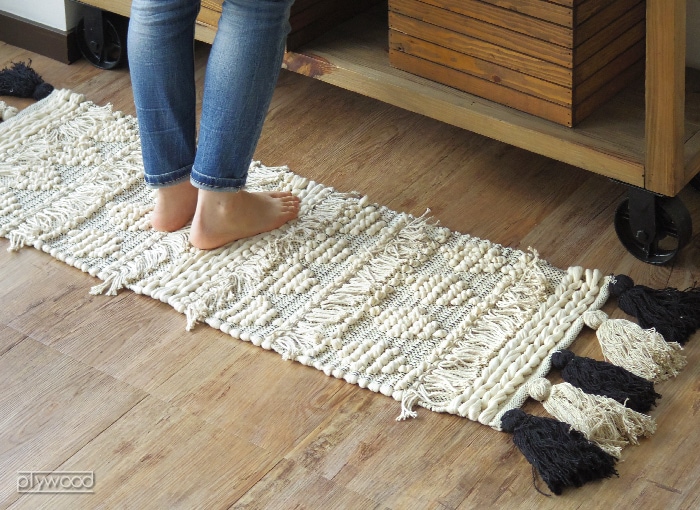 アマブロ フリンジラグ 40×120cm amabro FLINGE RUG Kitchen | 新着
