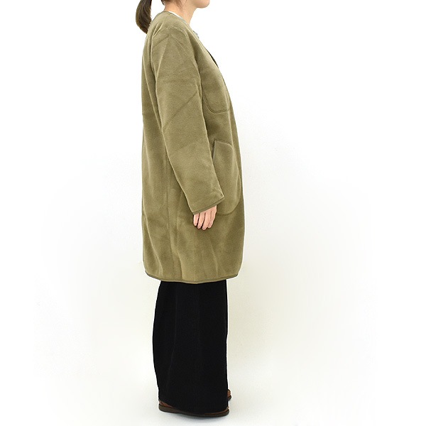 DANTON ダントン フリースノーカラーコート JD-8992 レディース【送料