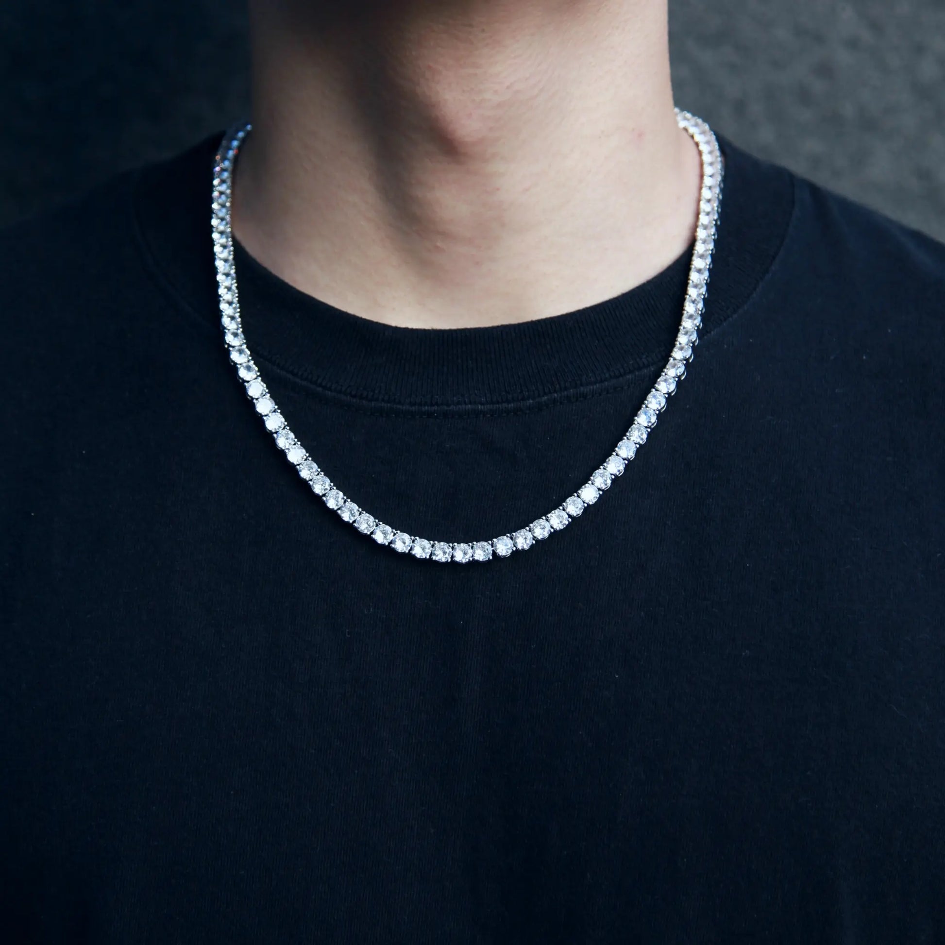 シルバー テニスチェーン ネックレス – GILA JEWELZ