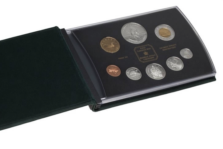 1998 Canadian 8-Coin Double Dollar Silver Proof Set: RCMP MOUNTED