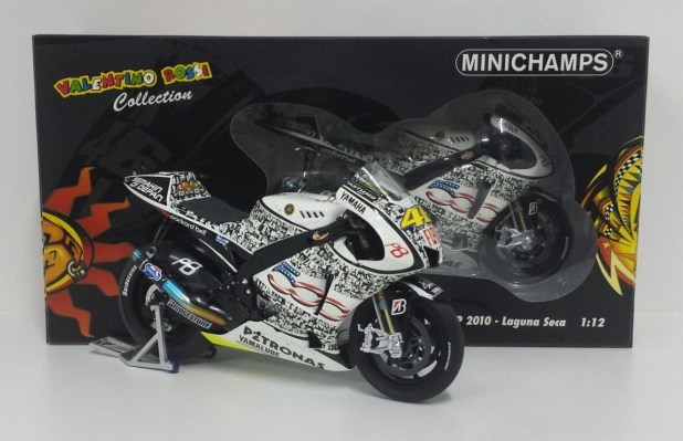Bikes: MINICHAMPS VALENTINO ROSSI 1/12 HONDA VTR 1000 8H SUZUKA