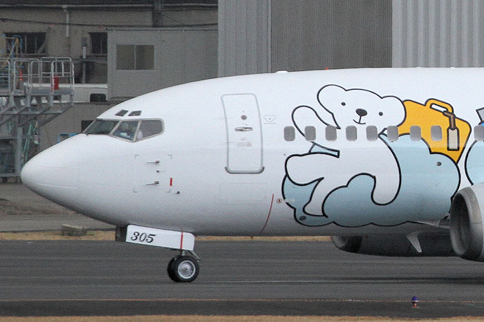 ベア・ドゥ ドリーム号 AIR DO（エァ・ドゥ） B737-500 JA305K