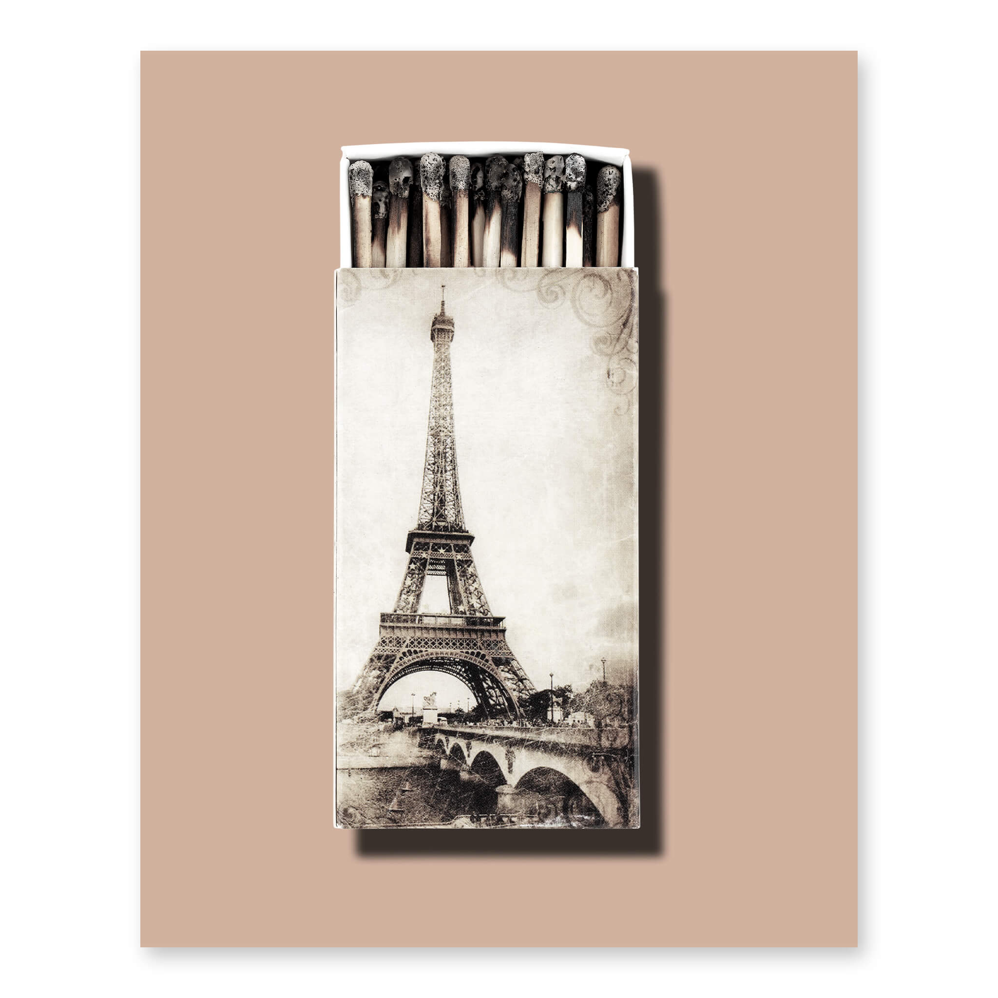 Matchbook Art || Eiffel Tower Paris – Good Boy Originals