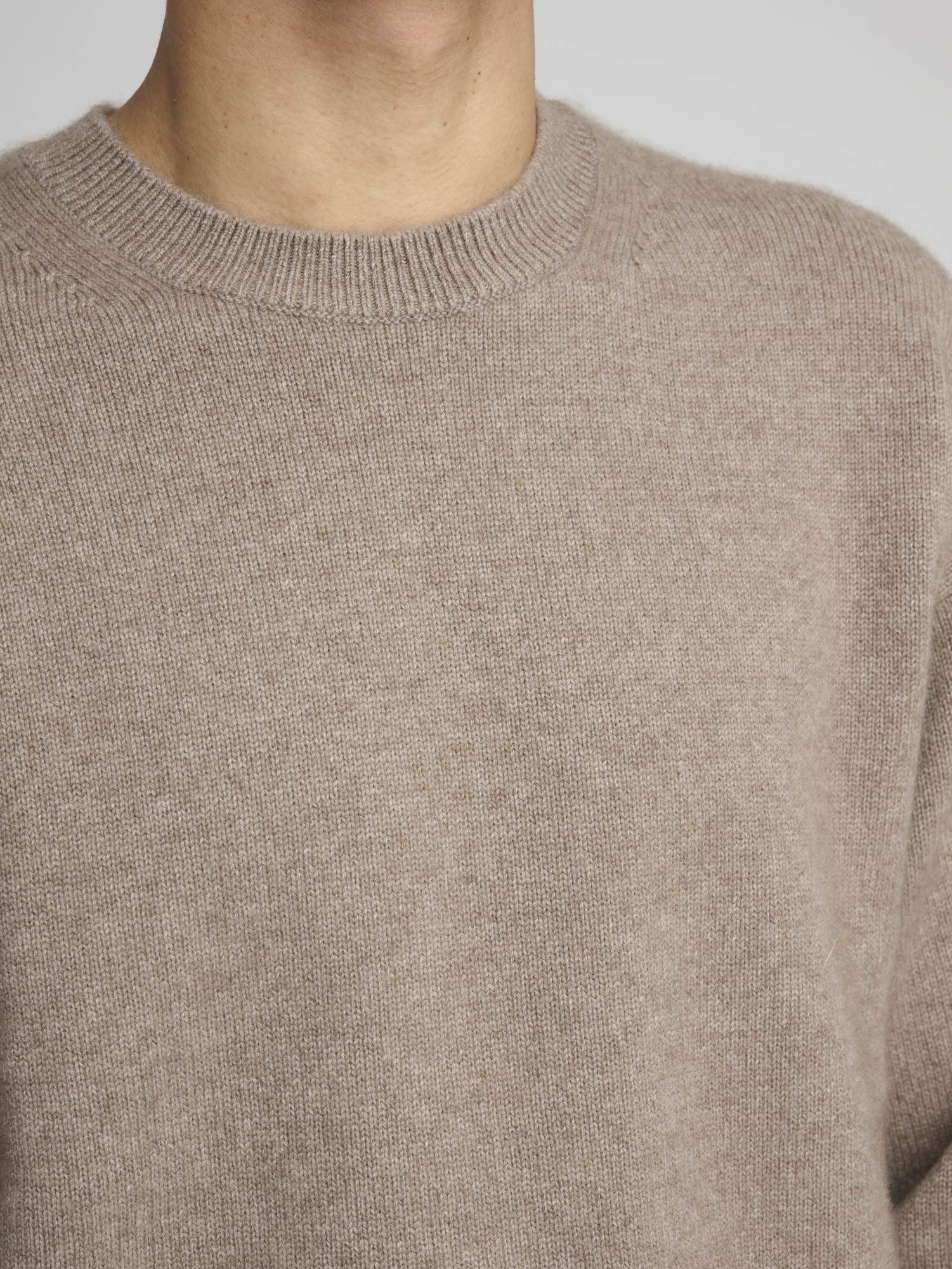 Baby Cashmere Knit P/O, Natural Brown – Goods