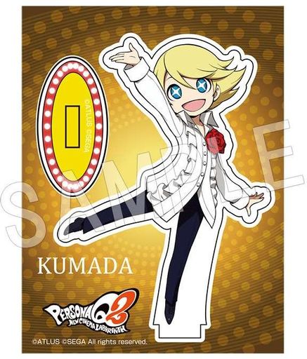 Kuma (Persona4) - Acrylic stand - Persona Q (クマ(人間Ver