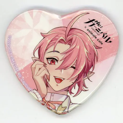 Aster - Animate Cafe Limited - Badge - Heart Badge - NU: Carnival