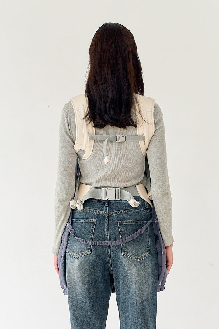 抱っこ紐防寒ケープ チャコール – GOOSEKET.JP