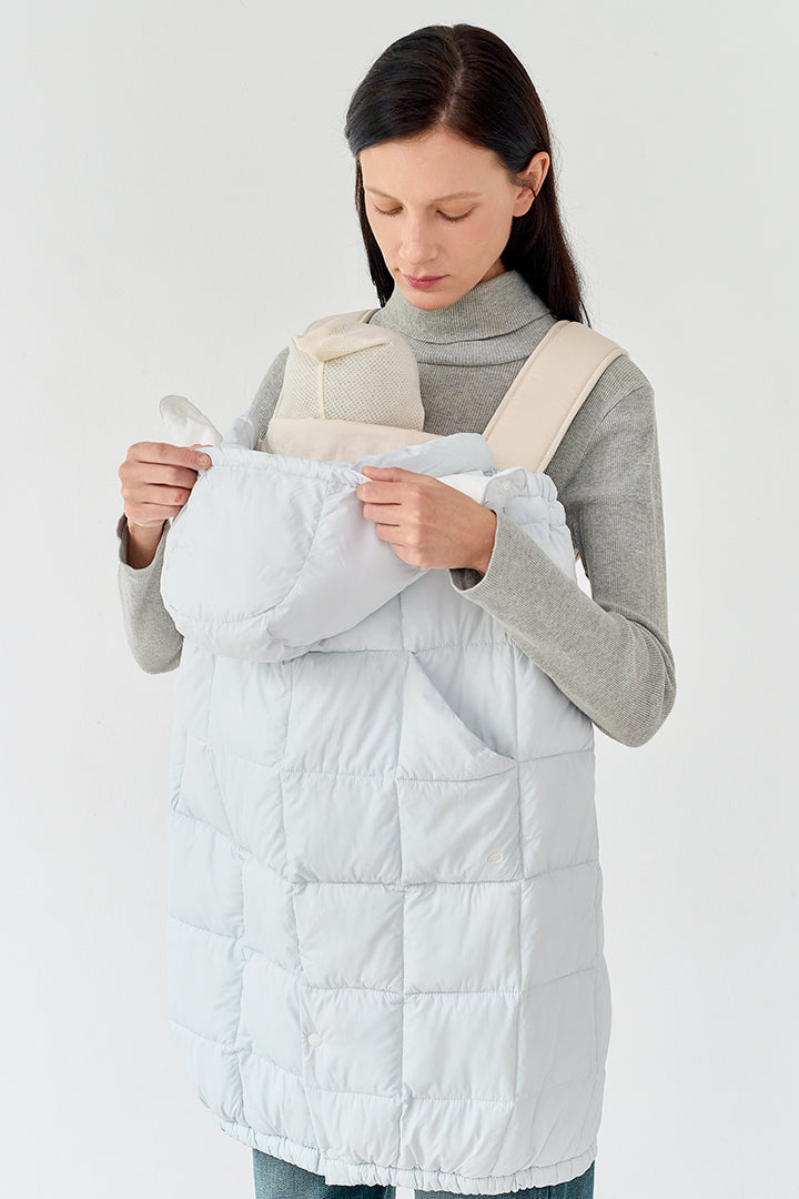 抱っこ紐防寒ケープ シルバーグレー – GOOSEKET.JP