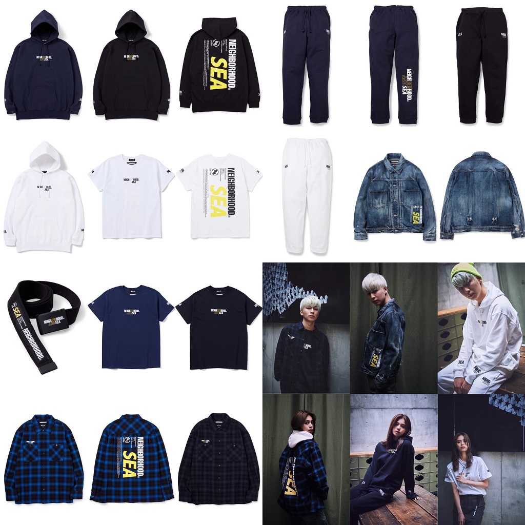 NEIGHBORHOOD × WIND AND SEA 20SSコラボアイテムが3/28に国内発売予定