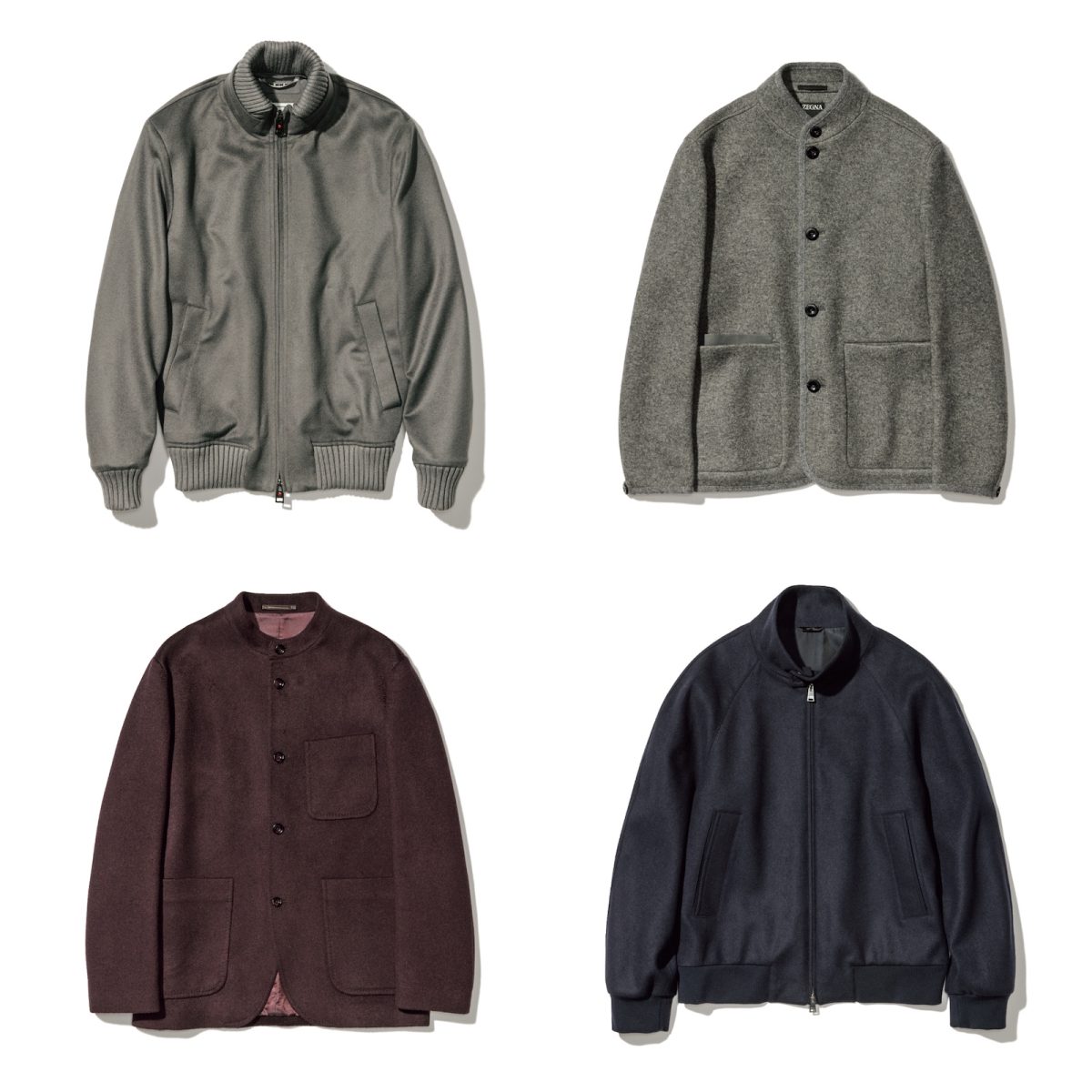 ゼニア、フェンディ、ベルルッティ…大人のカシミヤブルゾン4選【野口強
