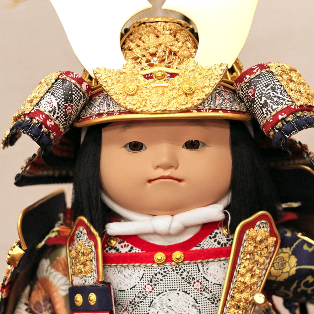 五月人形の子供大将飾り 洋｜ 最高級品 ｜国宝模写 菊一文字
