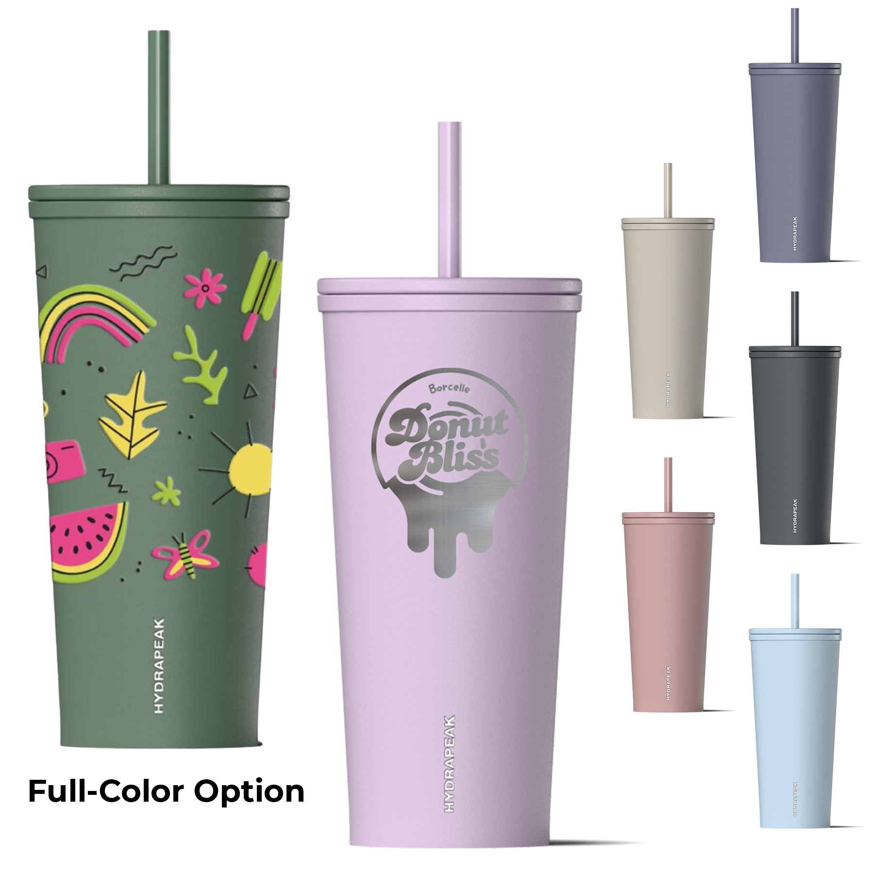 HPJOURNEY25-FD - 25 Oz. Hydrapeak Stainless Steel Travel Tumbler