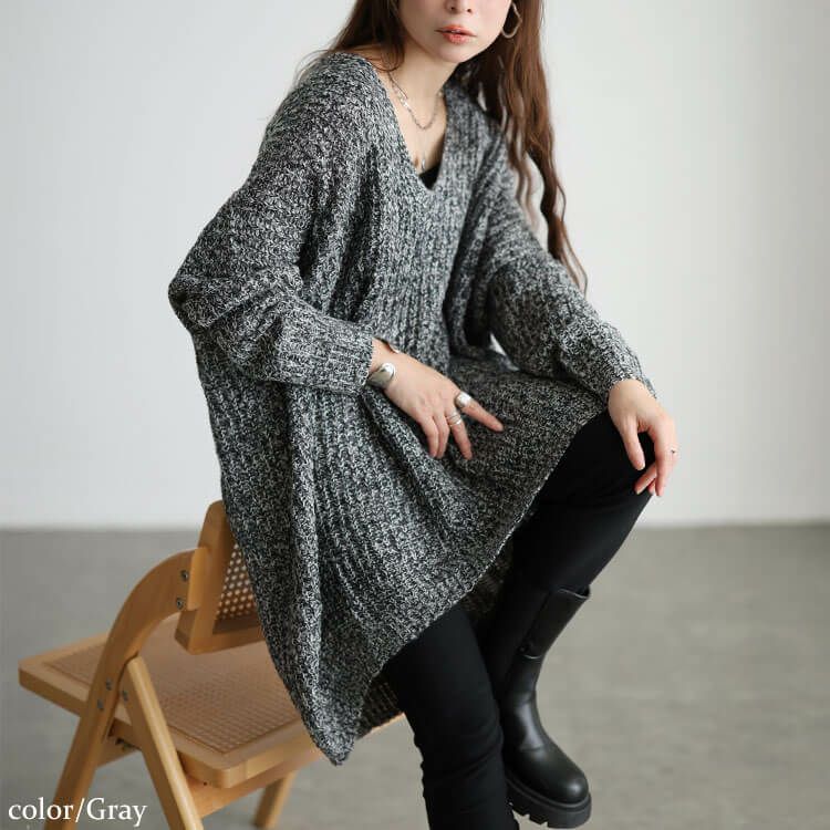 大きいサイズ レディース Vネックドルマンツイードワンピース gold