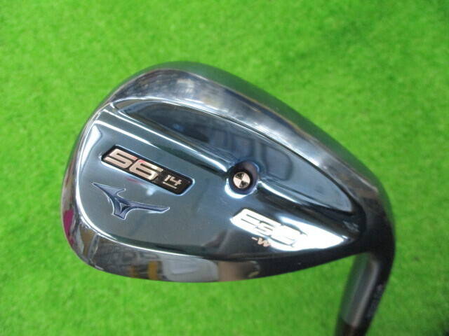 Mizuno ミズノ 中古ウェッジ Es21 (ブルーIP) 56°-14° ワイドソールの