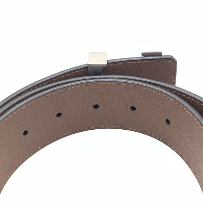 Louis Vuitton ルイヴィトン レザーベルト LV ピラミッドバックル