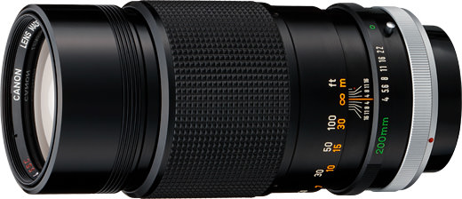 FD200mm F4 S.S.C. - キヤノンカメラミュージアム