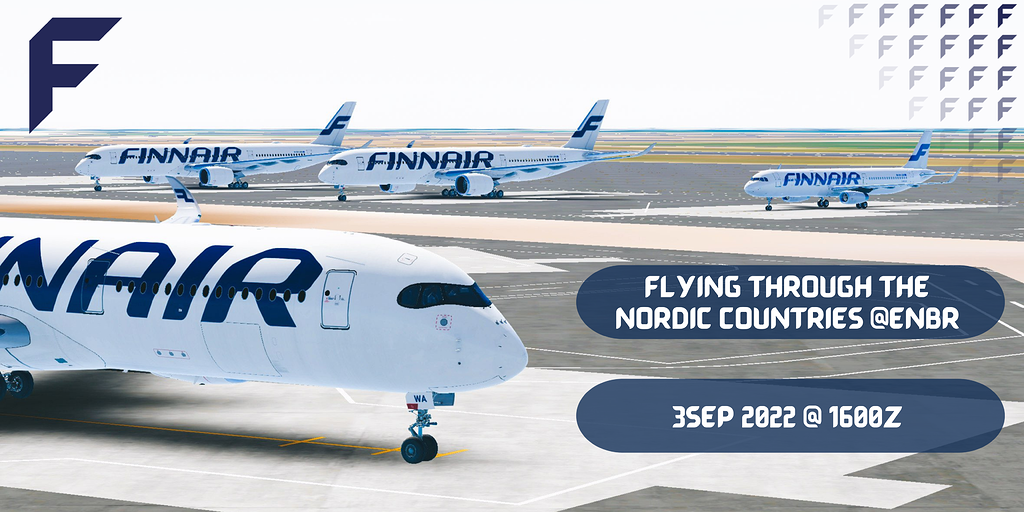3SEP22 / 1600Z - Finnair Virtual Presents : Flying Through The