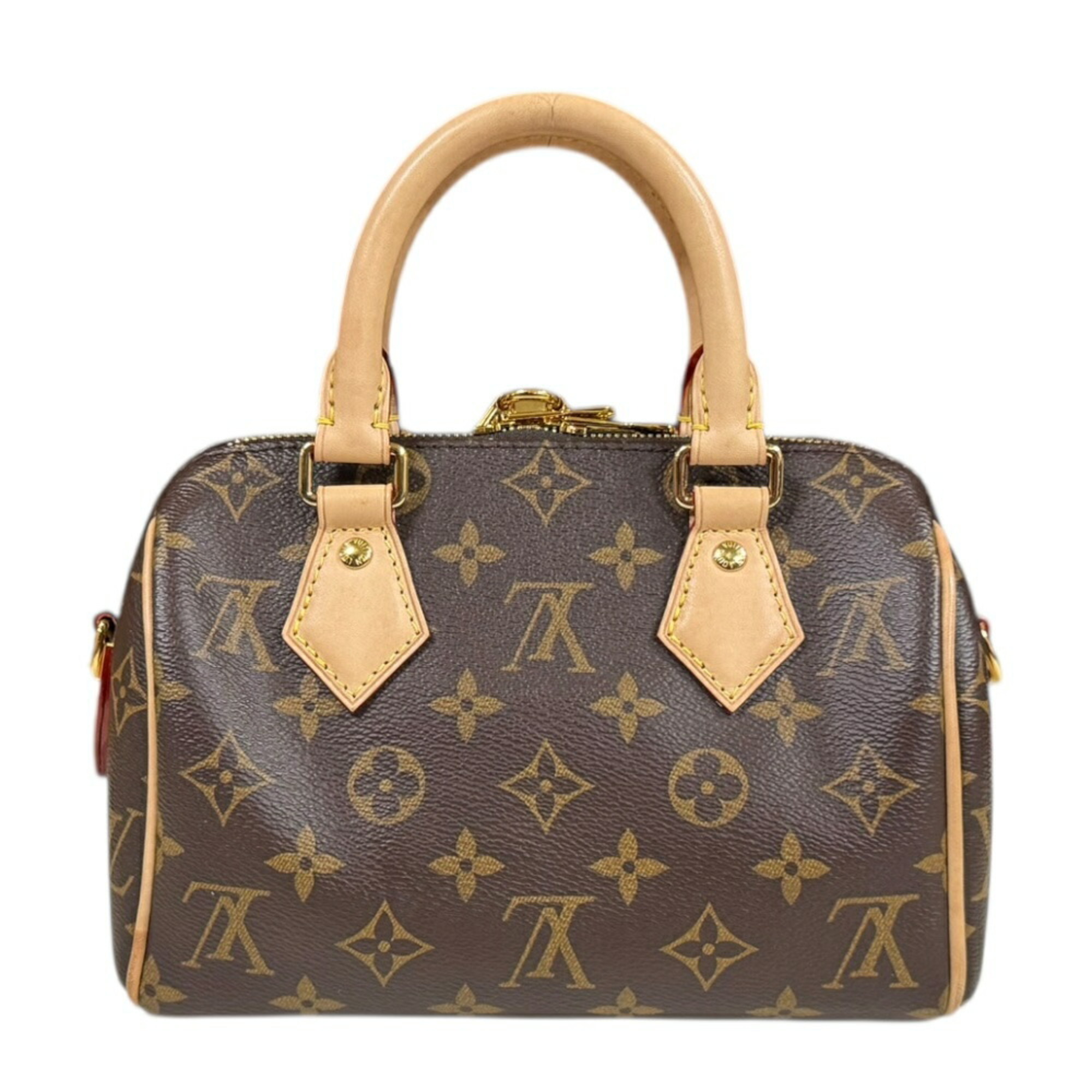 Louis Vuitton Speedy 20 Bandouliere Monogram Shoulder Bag Canvas