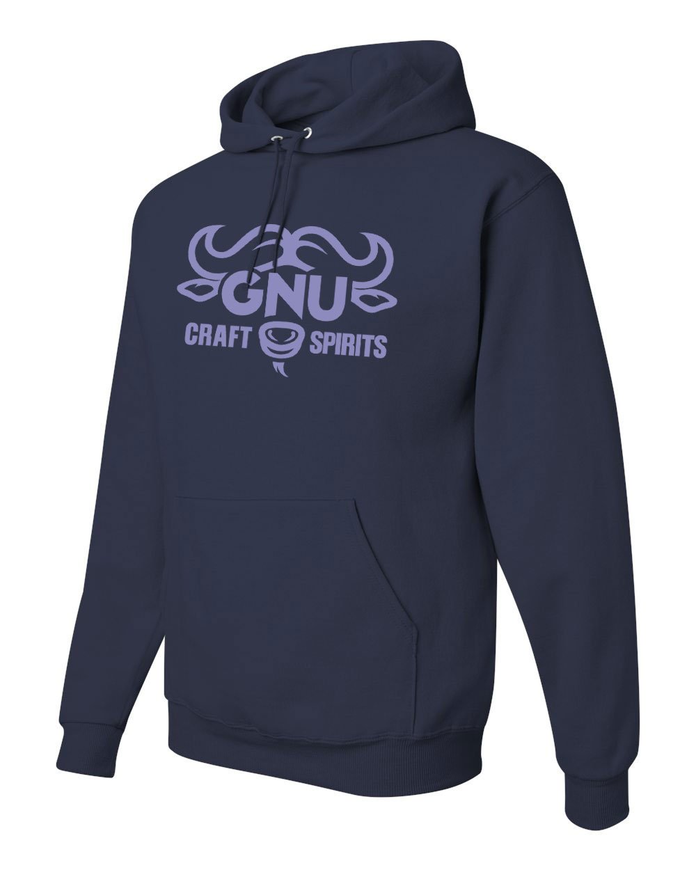 Navy Jerzees NuBlend® Hooded Sweatshirt – Gnu Craft Spirits