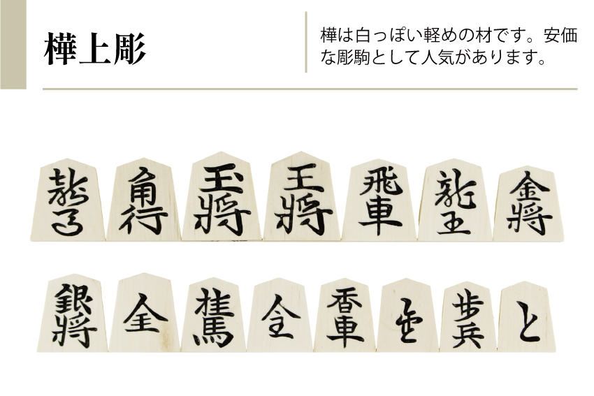 本桂｜将棋盤40号 3点セット｜樺上彫／駒台