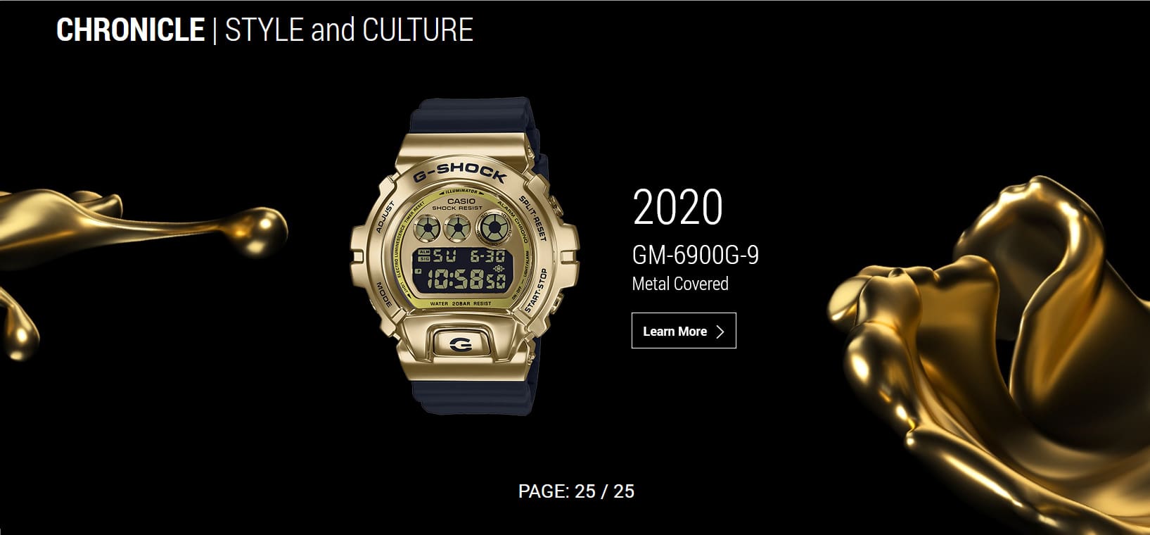 6900 Series 25th Anniversary | CASIO