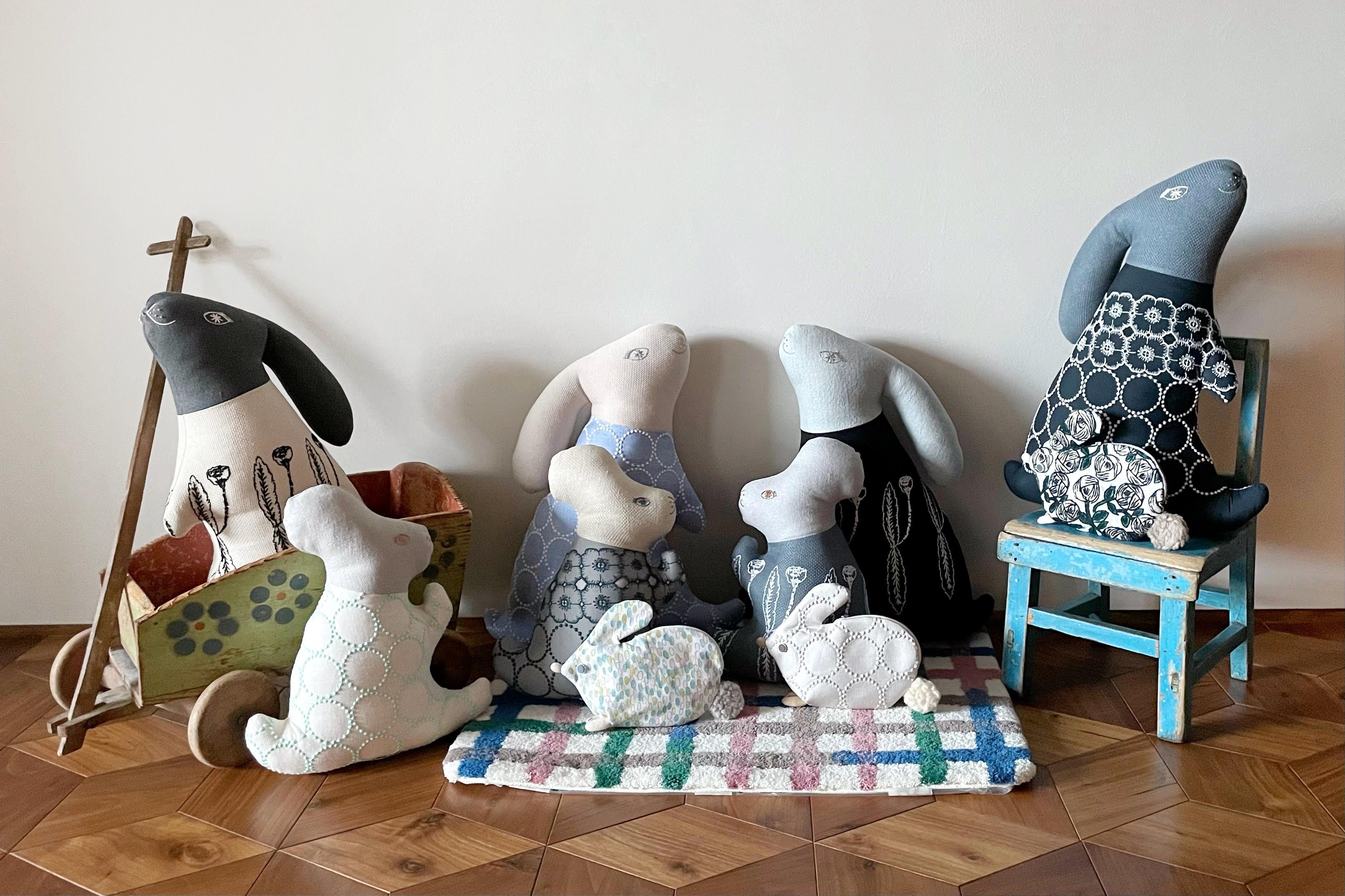 usa pouch、usagi cushion、kousagi cushion 発売のお知らせ 。4月6日