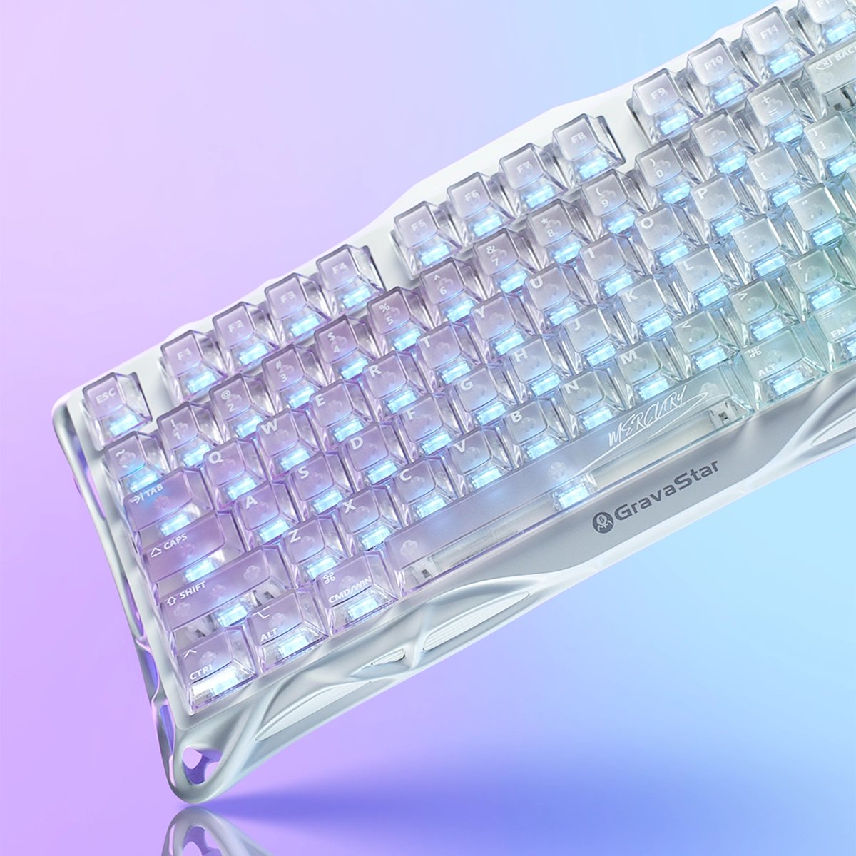 Mercury K1 Lite - Crystal Aurora | 75%ゲーミングメカニカル