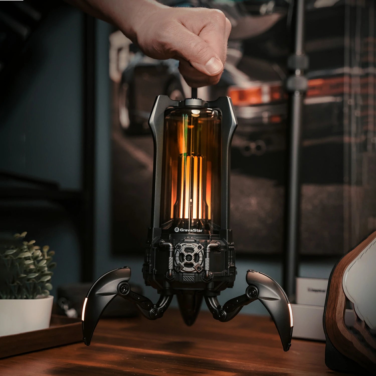 GravaStar Supernova Bluetoothスピーカー 25W高音質 LEDライト付き