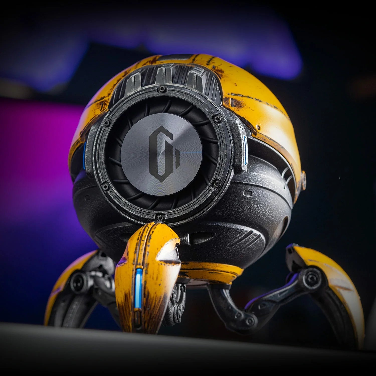 Mars Pro ウォーダメージ イエロー Bluetoothスピーカー | デュアル