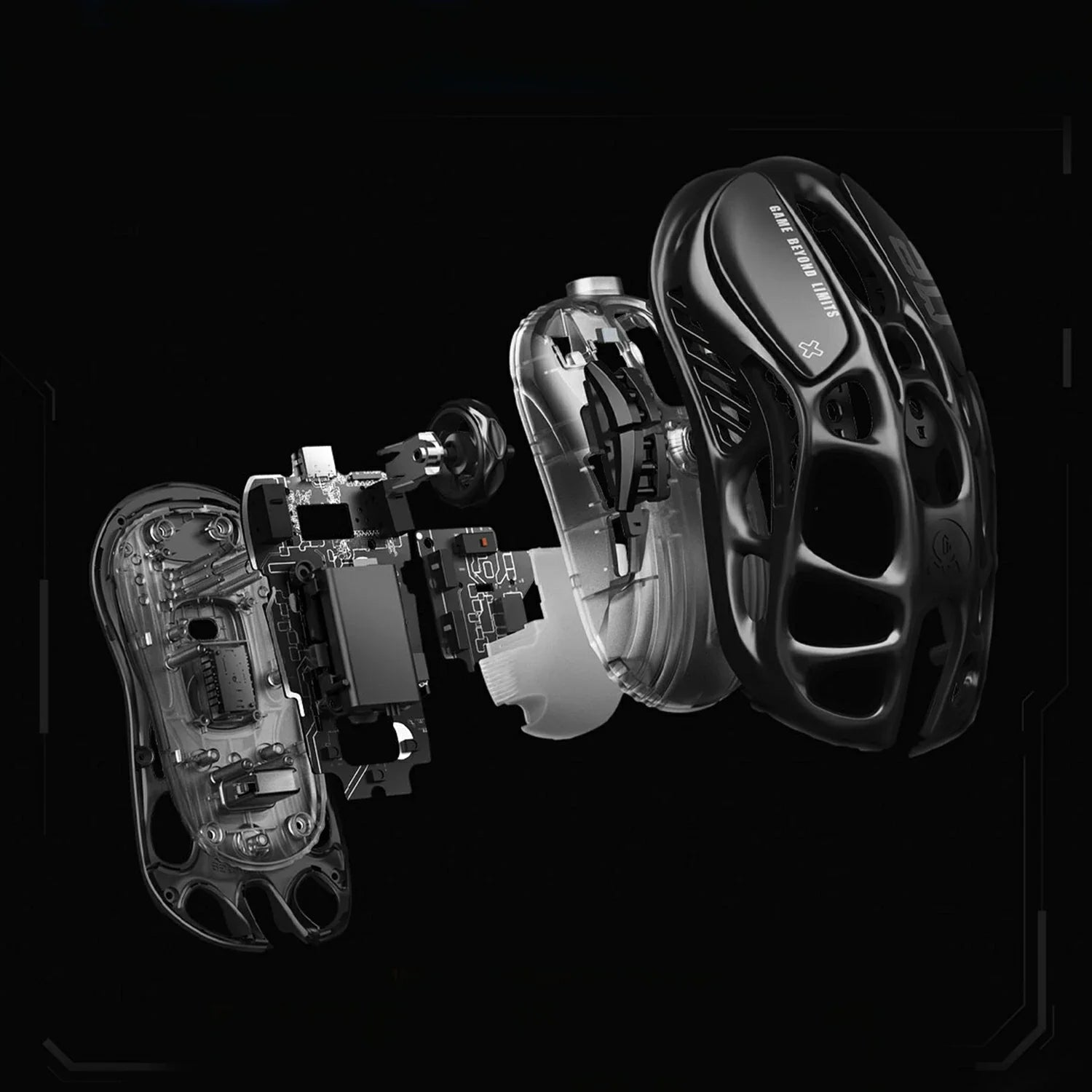 Mercury M2 ステルスブラック ワイヤレスゲーミングマウス | Gravastar