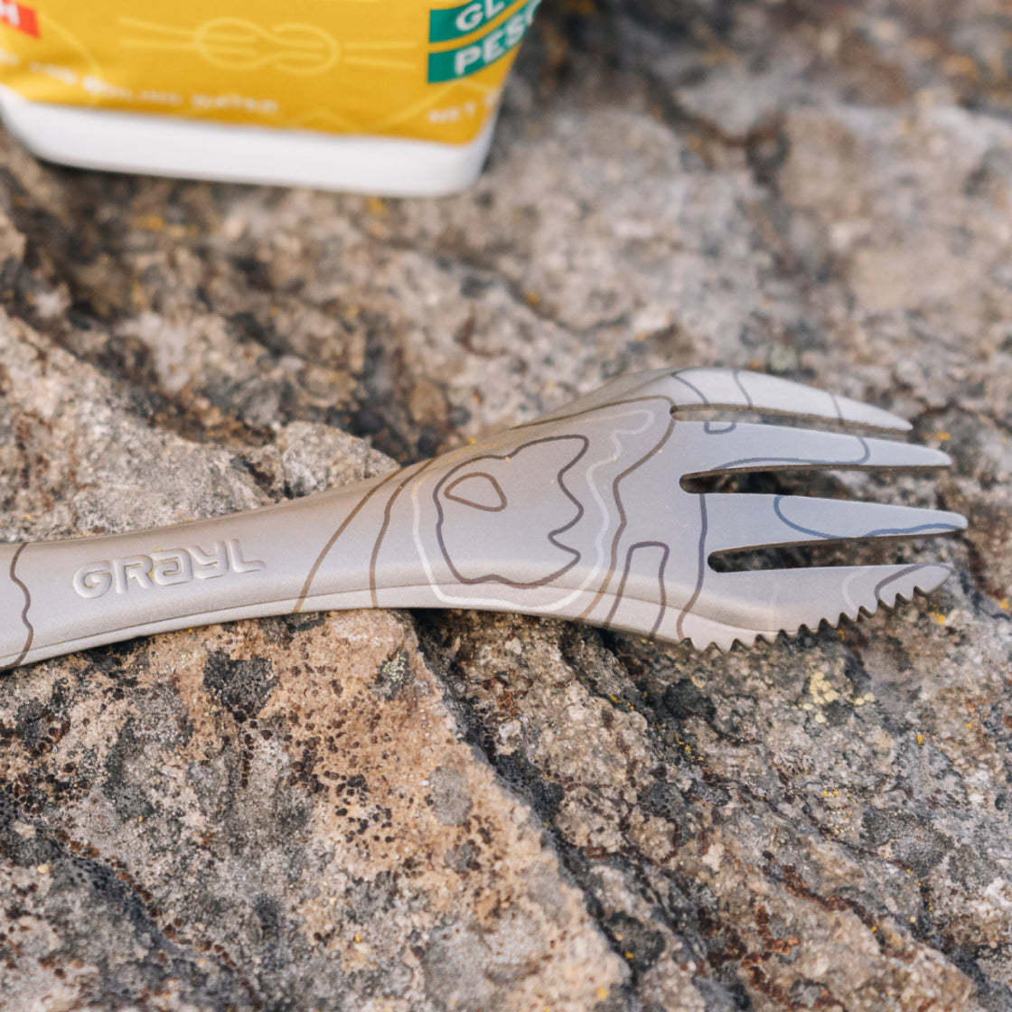 170mm Titanium Spork – GRAYL®