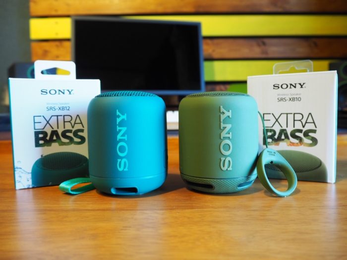 SRS-XB12 ＆ SRS-XB10 比較】SONYの手のひらサイズのワイヤレス