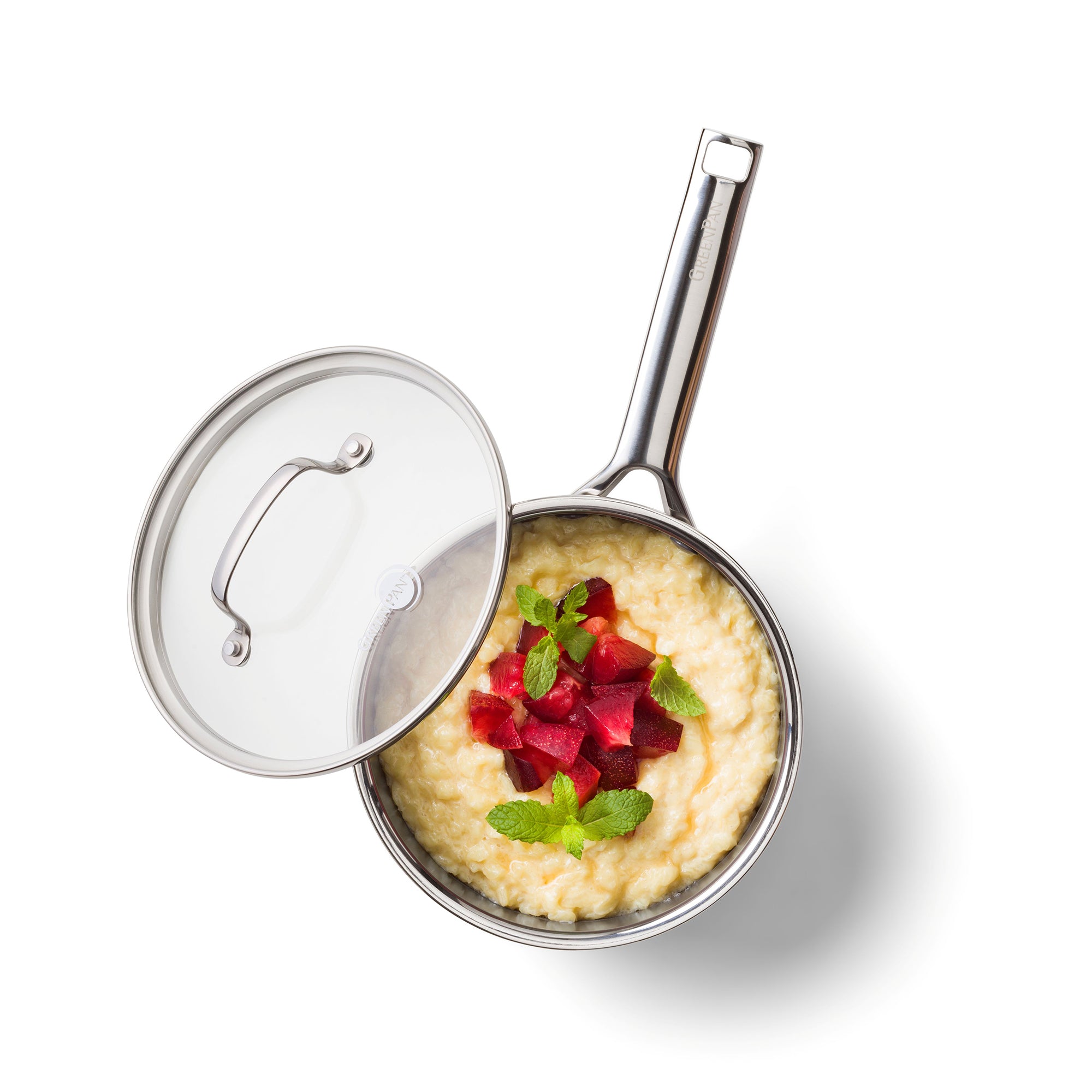 新商品】エーペックス ソースパン 18cm ガラス蓋付き – グリーンパン