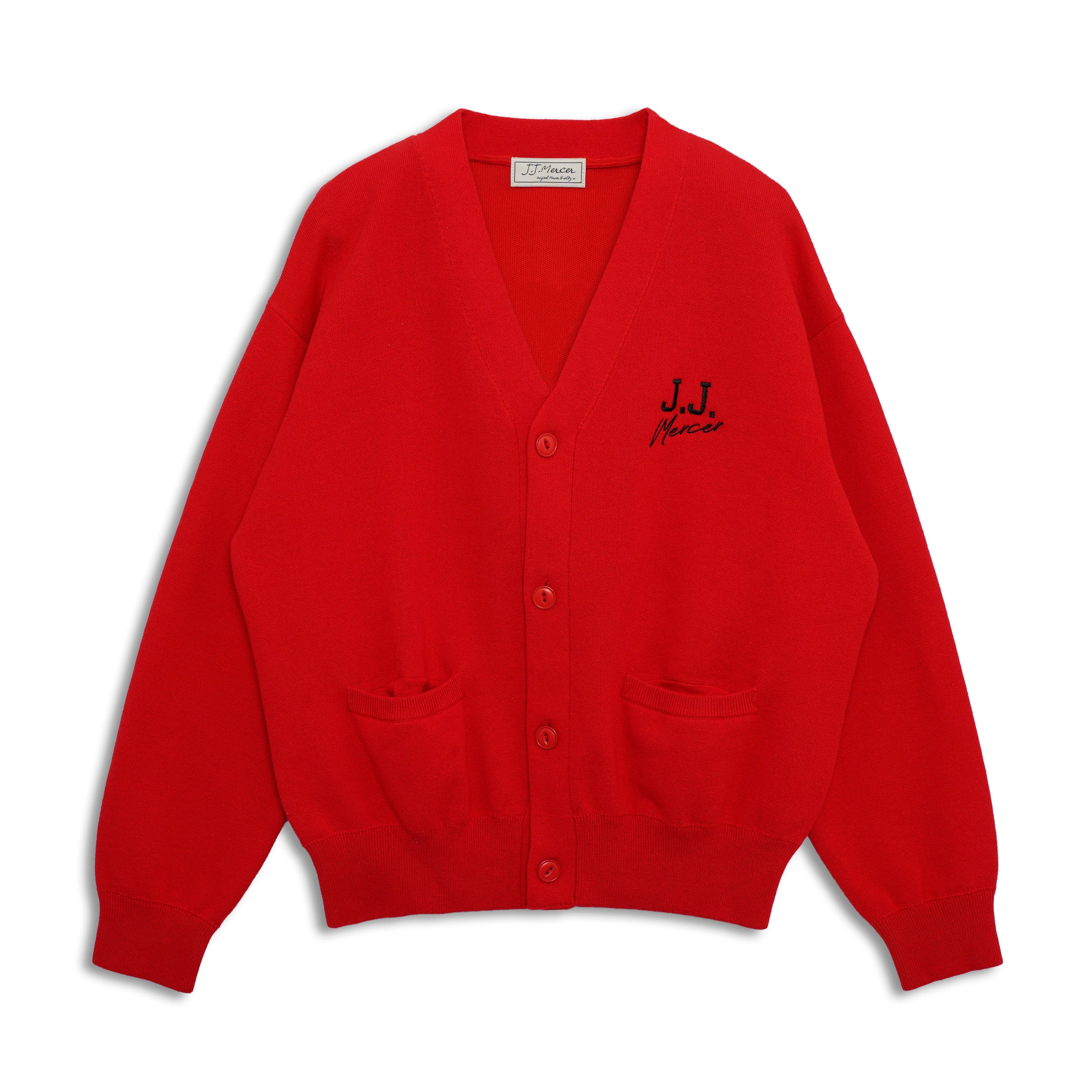 ワンポイント刺繍カーディガン | ジェイジェイマーサー