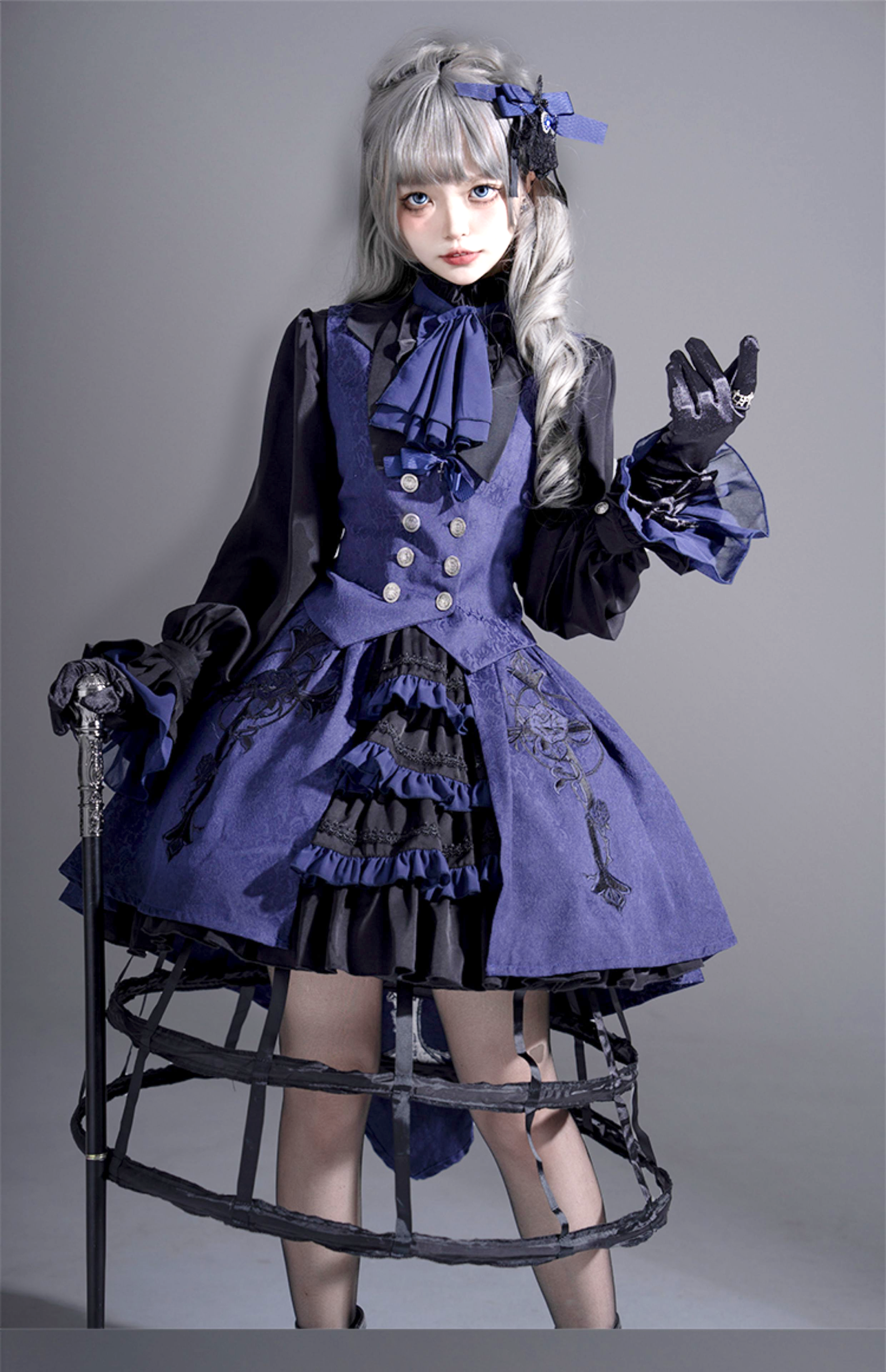 皇子系ロリィタ】Evil Twins ゴシックセットアップ – 個性的な