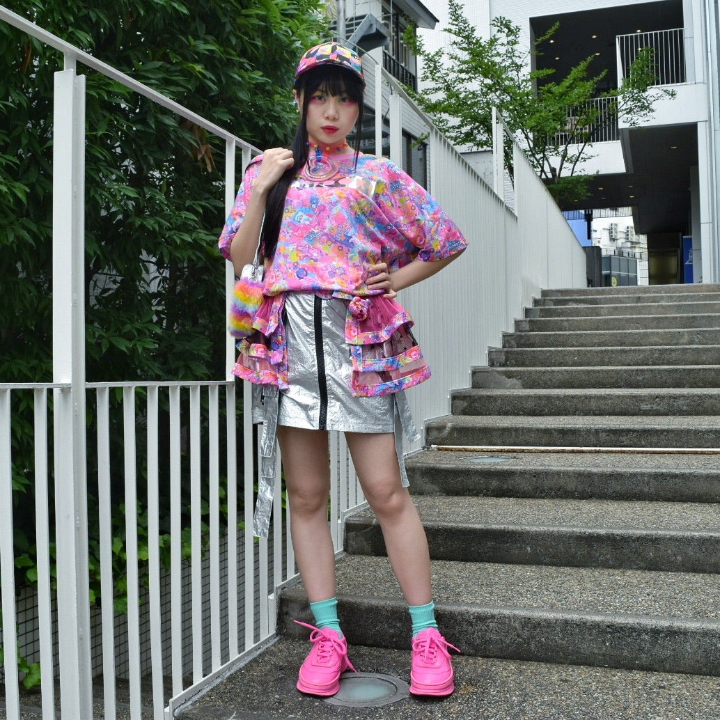 6% DOKIDOKI tiered pannier skirt / belt – Grumpy Bunny