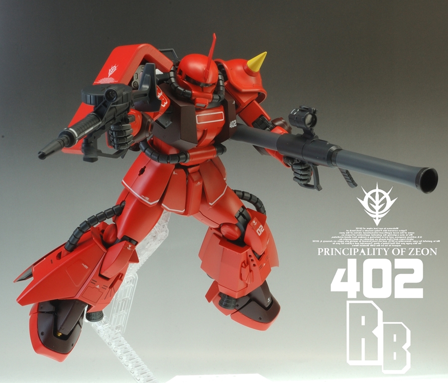 MG ザクR2 ジョニーライデン専用機 小改修塗装済み完成品