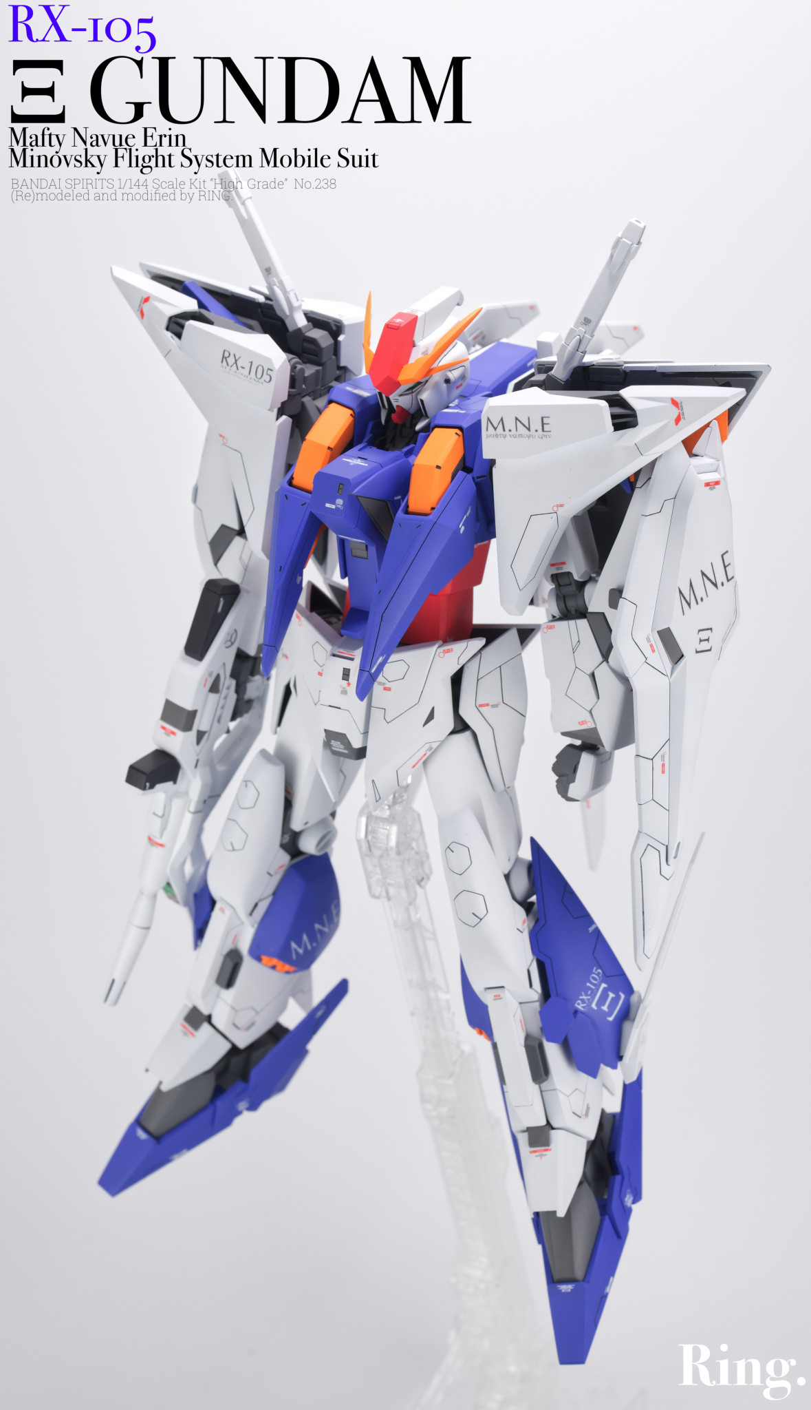 徹底改修HGUCクスィー｜りんたろさんのガンプラ作品｜GUNSTA（ガンスタ）