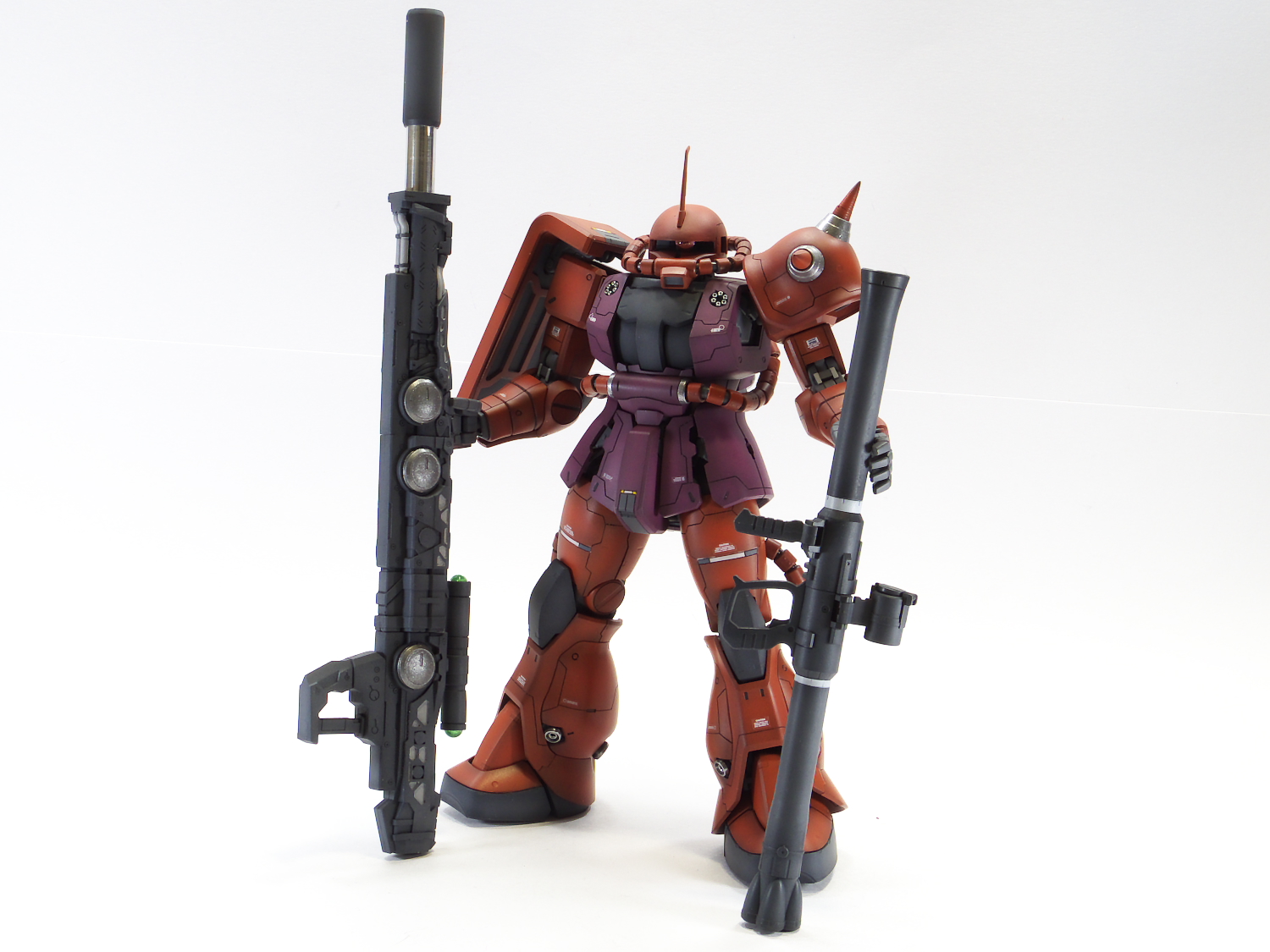 MG シャア専用ザク2 ver.2.0｜gunplacraftさんのガンプラ作品｜GUNSTA