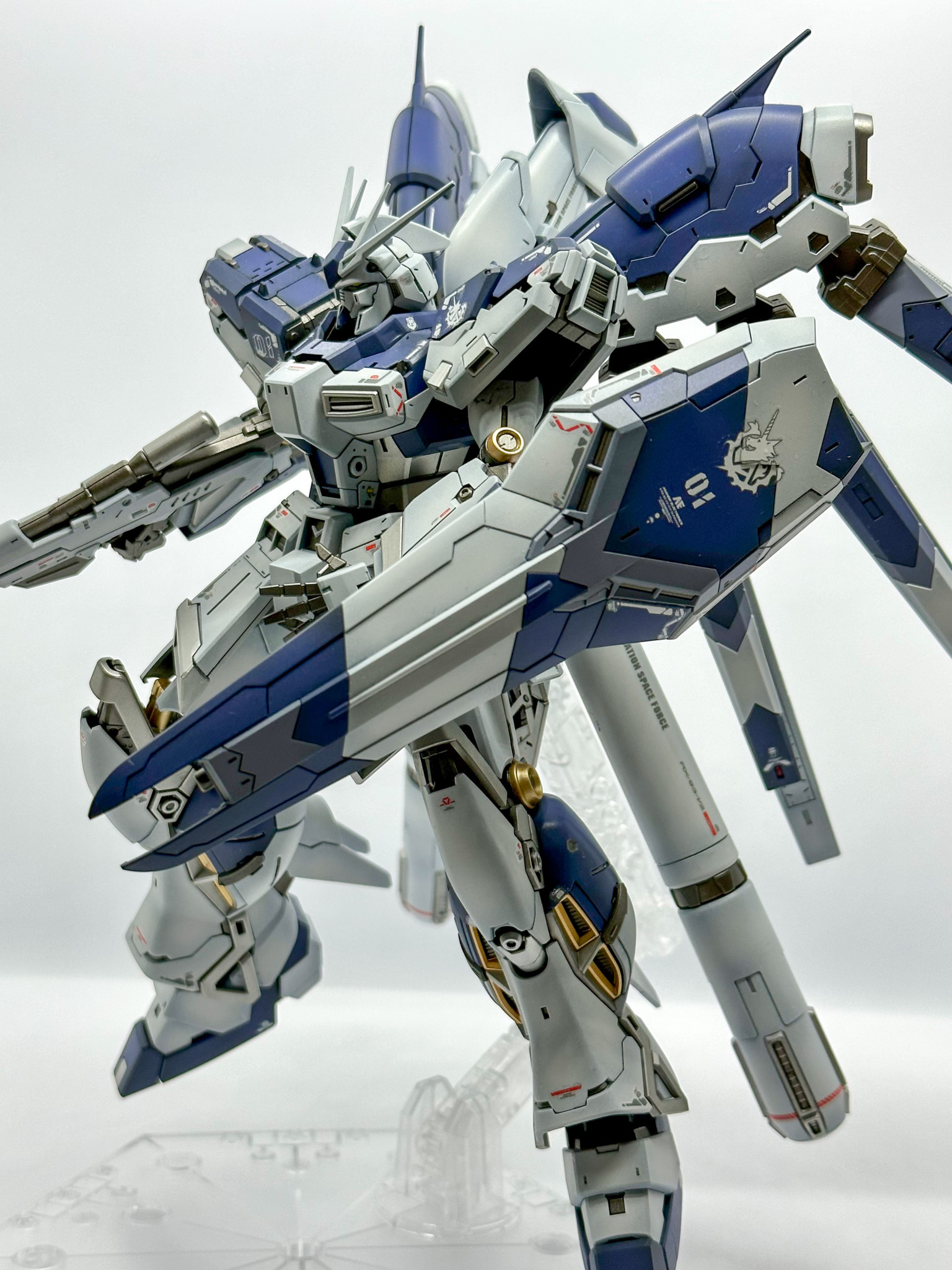 Hi-νガンダム 黒立ち上げ全塗装｜ズミモフさんのガンプラ作品｜GUNSTA