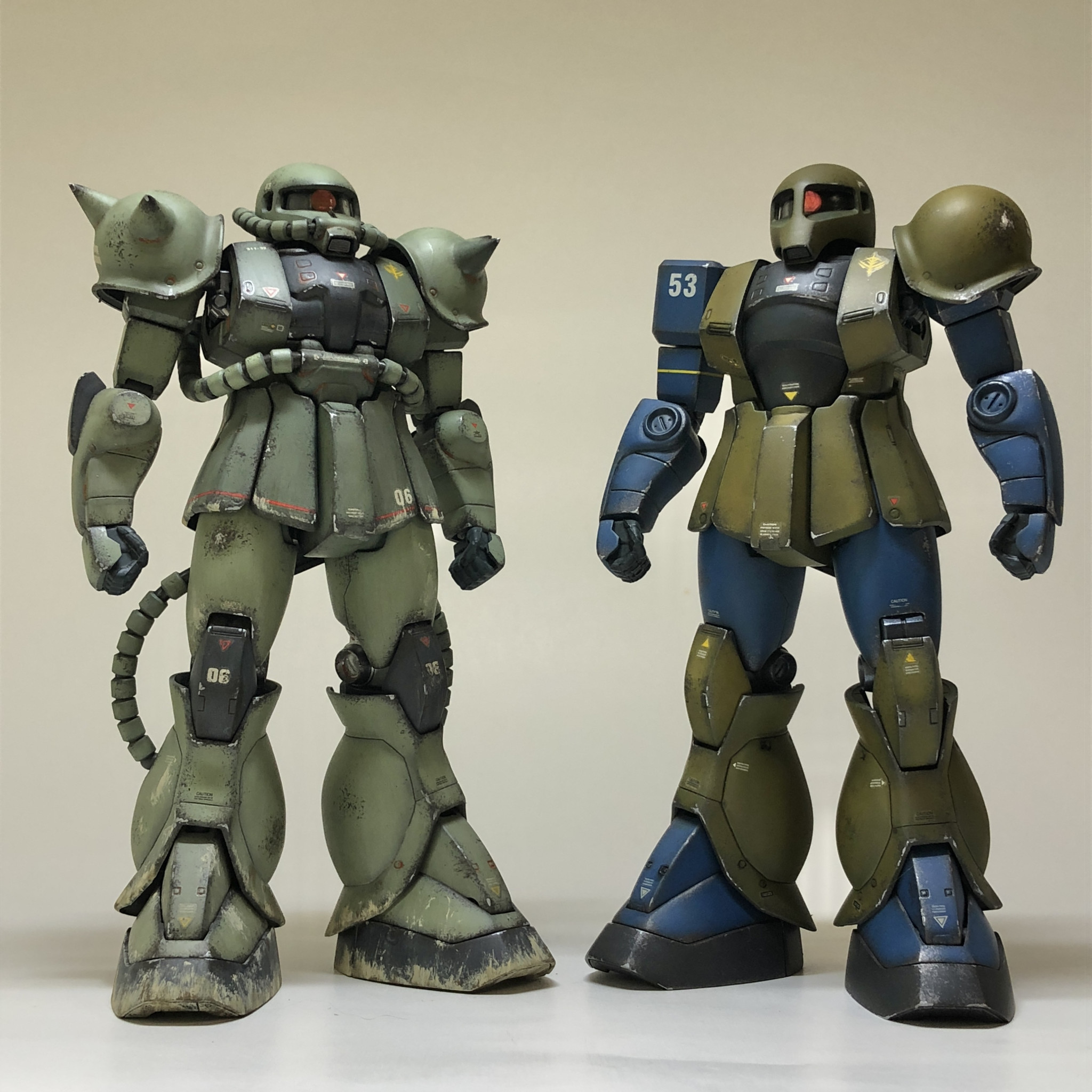 MG 1/100 MS-06ザクII Ver.1.0改 MS-06J量産型ザク｜tako-yamaさんの