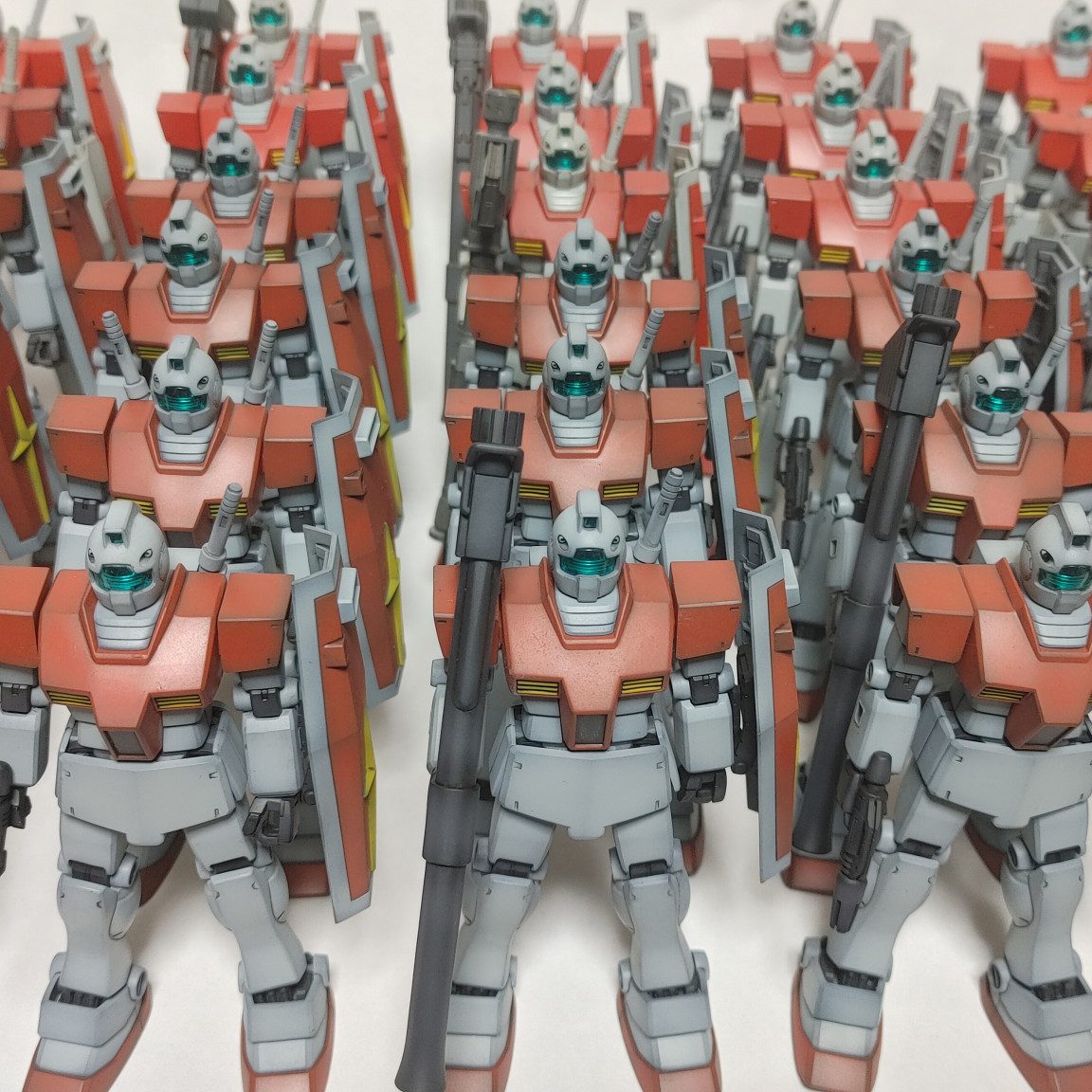 大量！！】HGUC ジム｜ジャンク屋れっどまんさんのガンプラ作品
