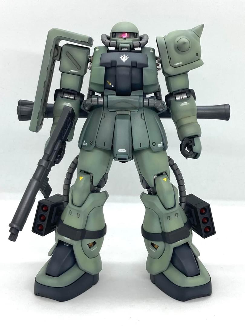 MG 1/100 MS-06F-2 ザクII F2型｜のちちさんのガンプラ作品｜GUNSTA