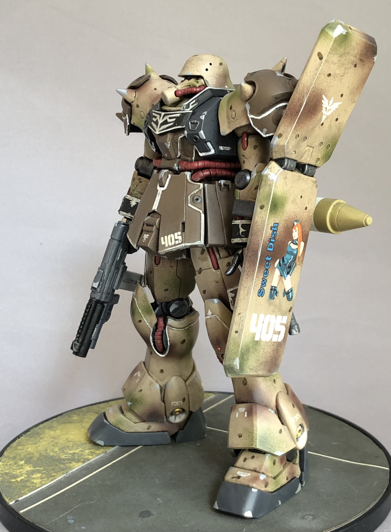 HGUC】ギラ・ズール（北アフリカ戦線仕様）｜ぱんきちさんのガンプラ