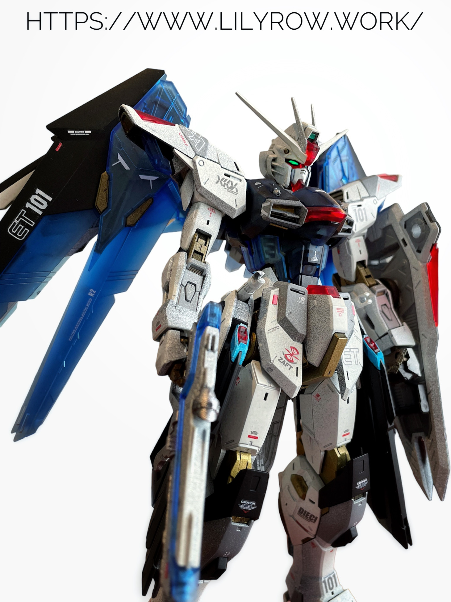 MG フリーダムガンダム ver.2.0 全塗装｜YuuWorkShopさんのガンプラ